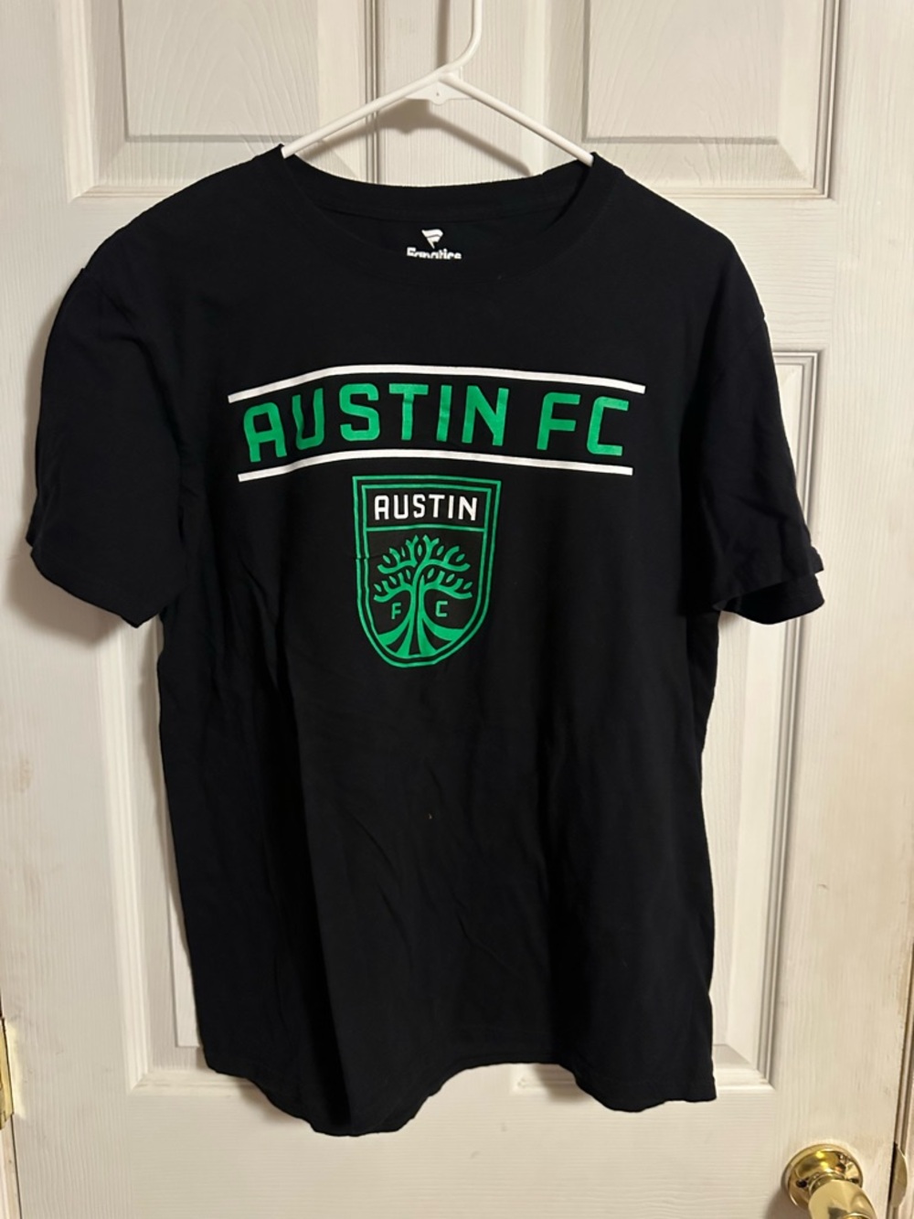 Fanatics Austin FC Black Tee with Green Logo
